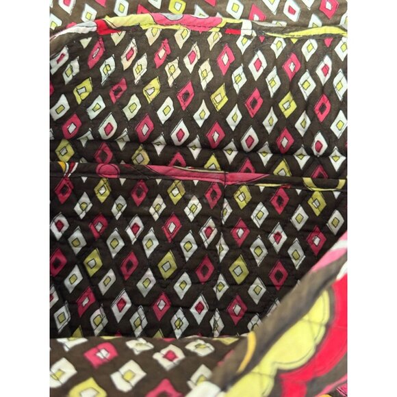 Vera Bradley Retired Puccini Fall Print Quilted Messenger Bag - Picture 6 of 8